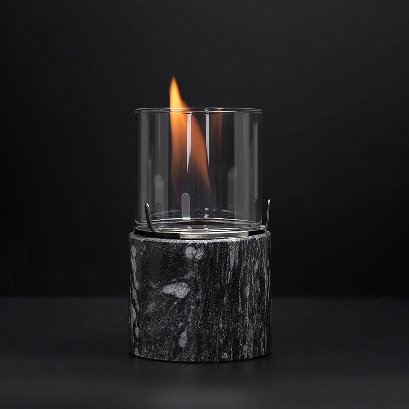 CLIMAQUA Flames Tabletop PINO S black marble