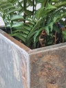 CLIMAQUA Planter Outdoor CUBI 30 rusty