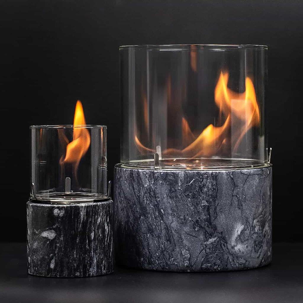 CLIMAQUA Flames Lounge PINO M black marble